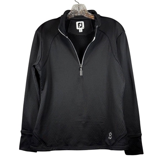 FootJoy X Barstool Sports Women's 1/4 Zip Pullover Performance, Black, Size M - Picture 1 of 9